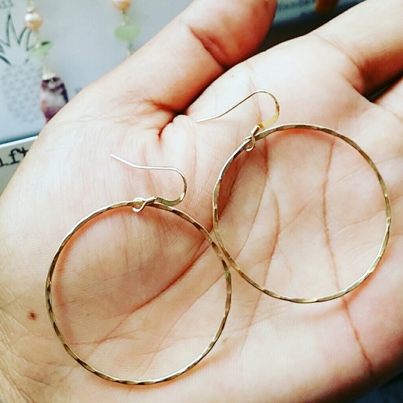 14k GF Hoops ( Plain ) - Picture 2 of 2